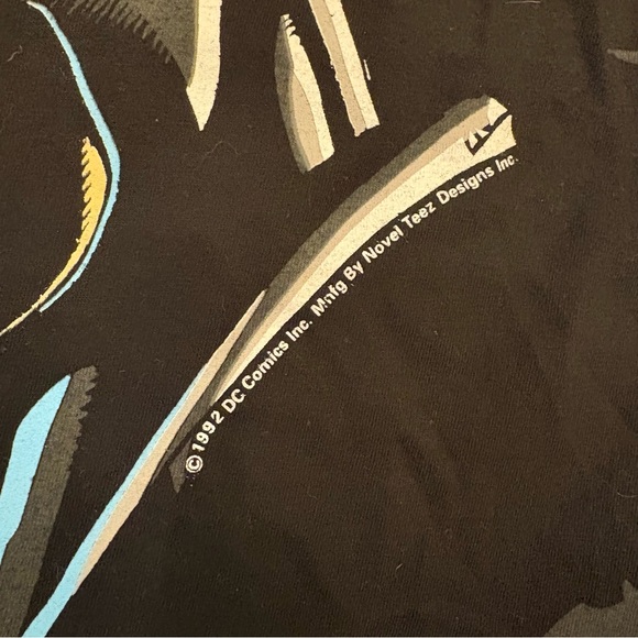 1992 AOP Batman Returns NovelTeez Vintage Tee - Picture 3 of 7